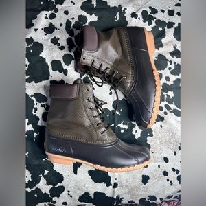 Men’s Weatherproof Vintage Brown and Navy Boots